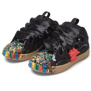 GALLERY DEPT/ LANVIN Curb paint Sneakers black size 43 US 10 - 10.5